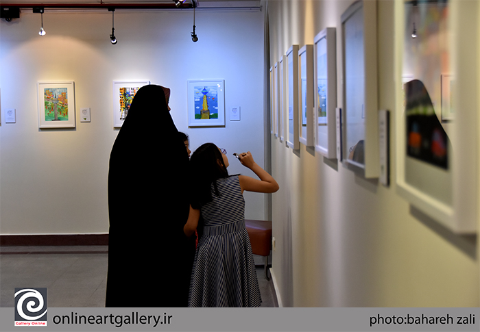 گزارش تصویری نمایشگاه نقاشان کودک تهرانی در موسسه صبا (بخش دوم)
